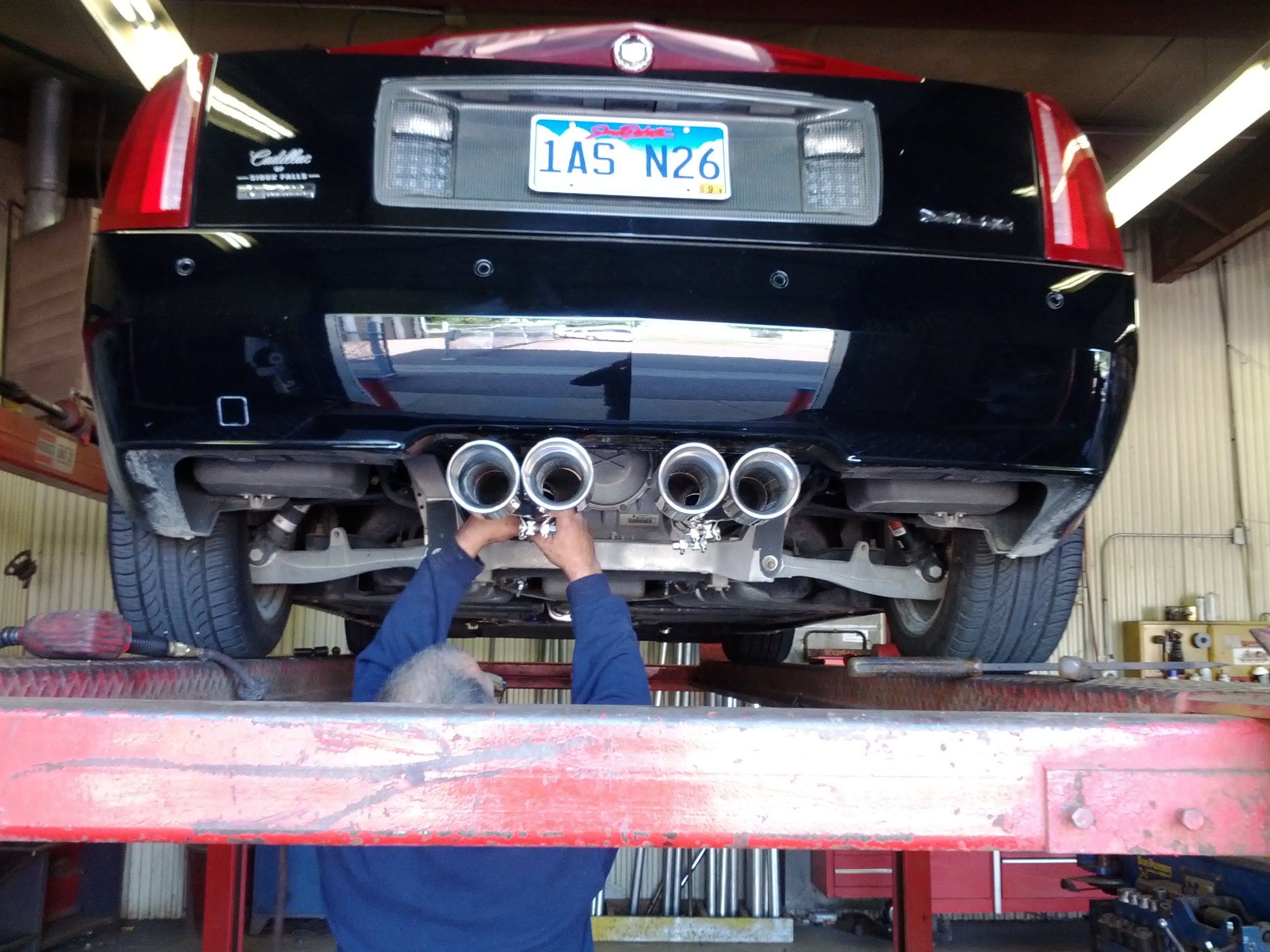 Magnaflow Exhaust on Cadillac XLR (Before & After)